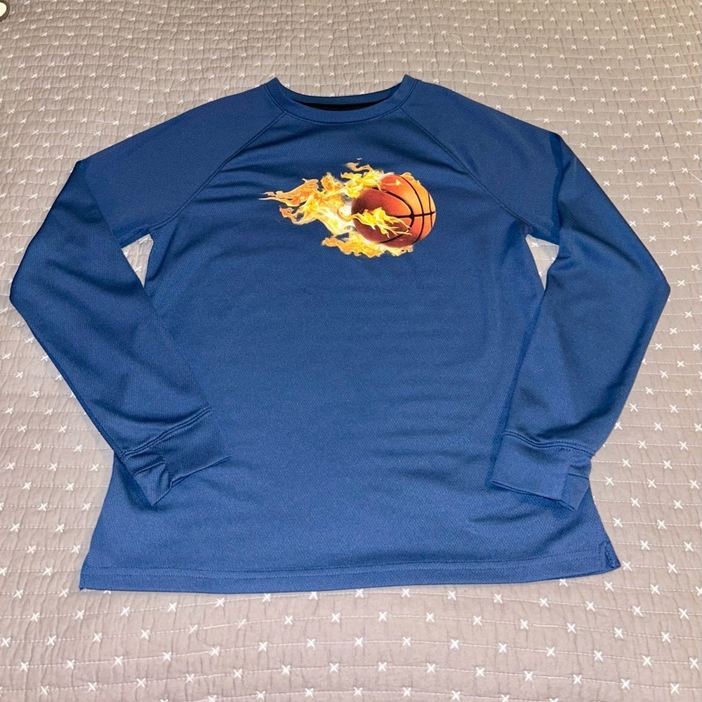 (Bundle 3 for $15) Old Navy Active Dry-Fit Long Sleeve L (10/12) Kids Set of 2 - Picture 6 of 8